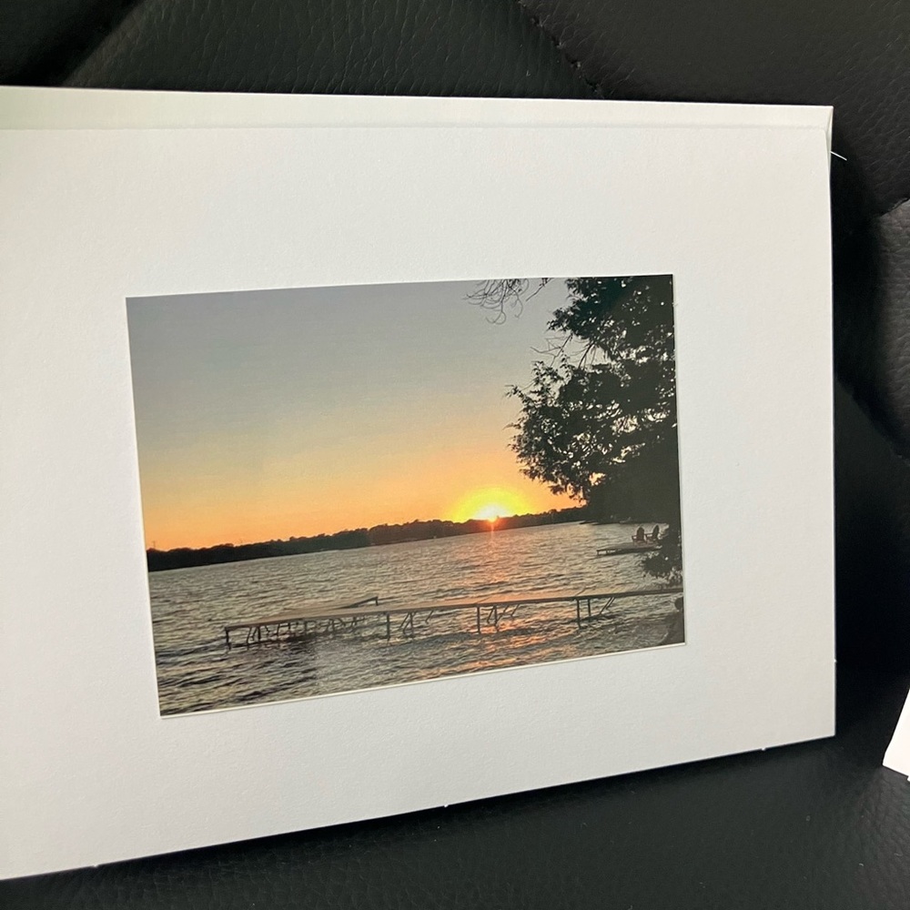 Blank Note Cards with Lake Views - Picture 4 of 10